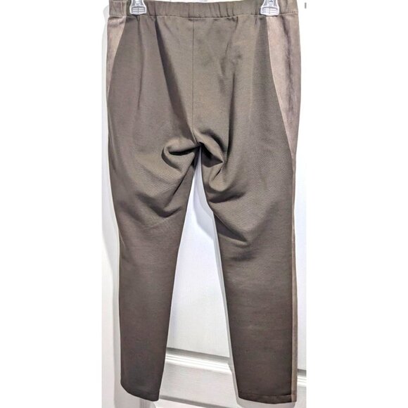 LAFAYETTE 148 | Suede and Ponte Riding Pants in Portobello - Picture 3 of 9